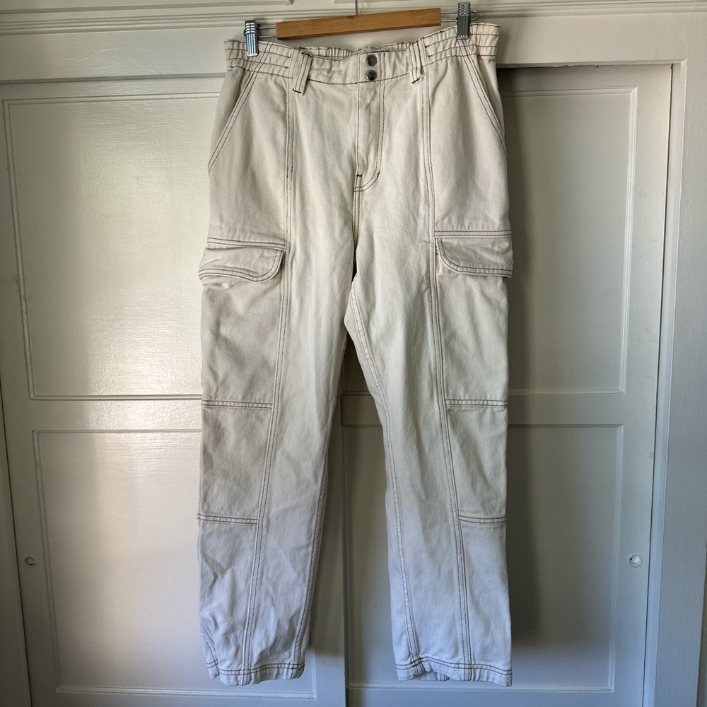 PACSUN Women’s Cream Cargo Pants